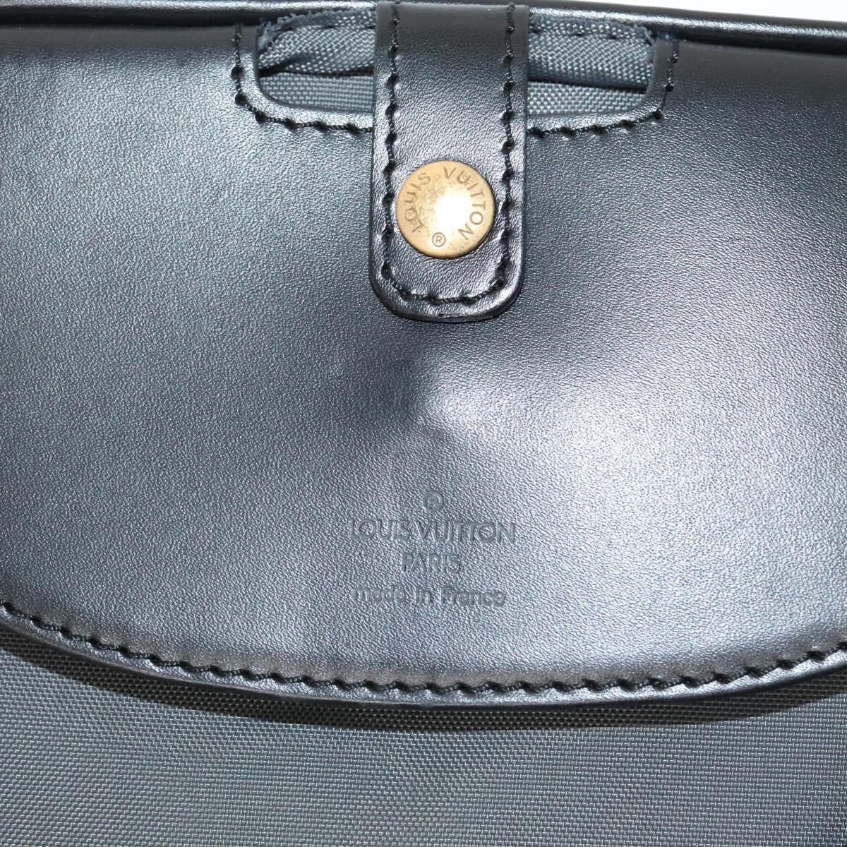 Louis Vuitton Garment, Black, Leather, travel