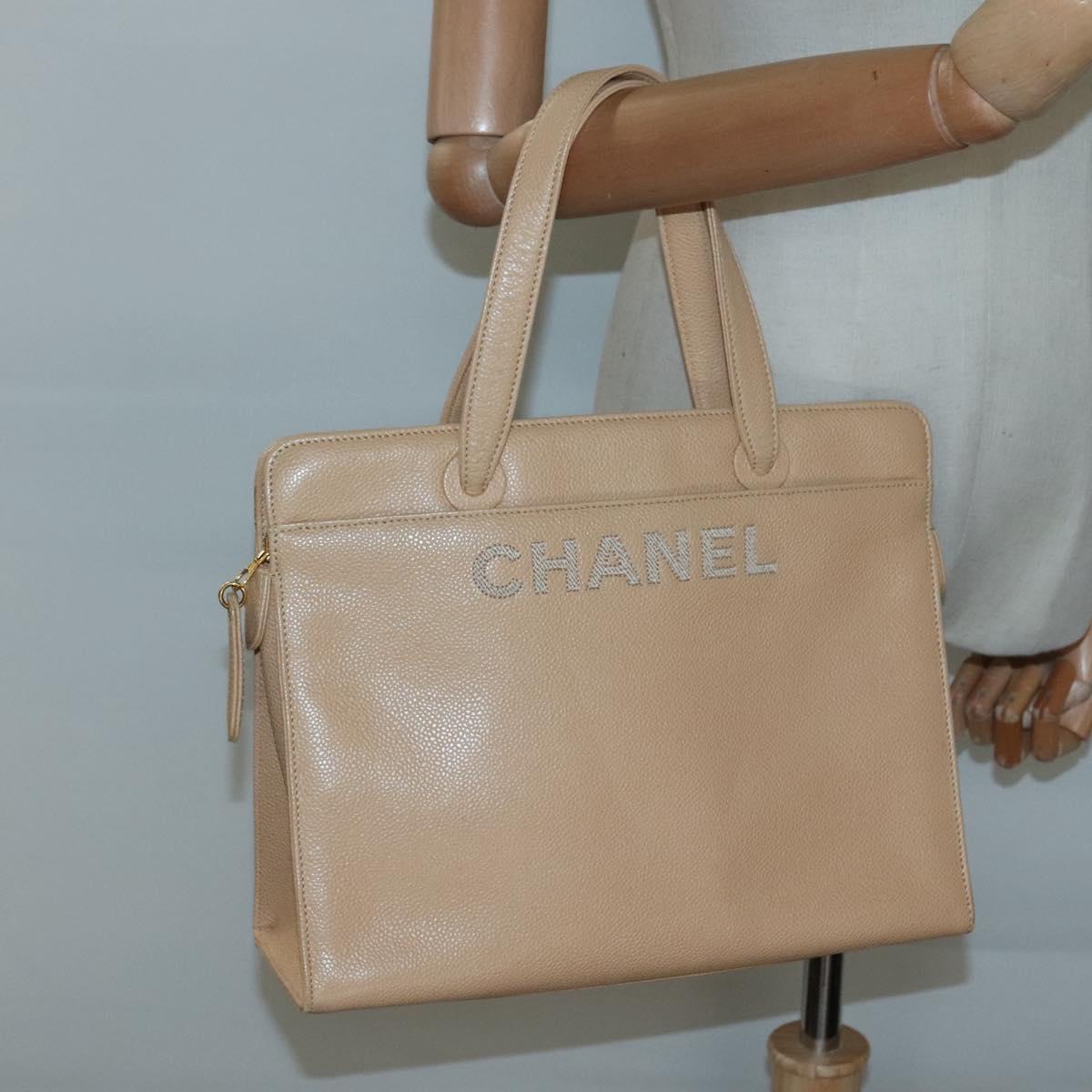 Chanel Chanel, Beige, Leather, tote