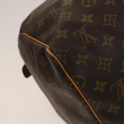 Louis Vuitton Keepall 55, Brown, Canvas, travel