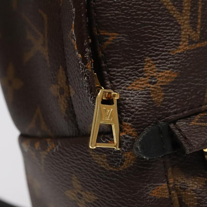Louis Vuitton Palm Springs mini, Brown, Canvas, backpack