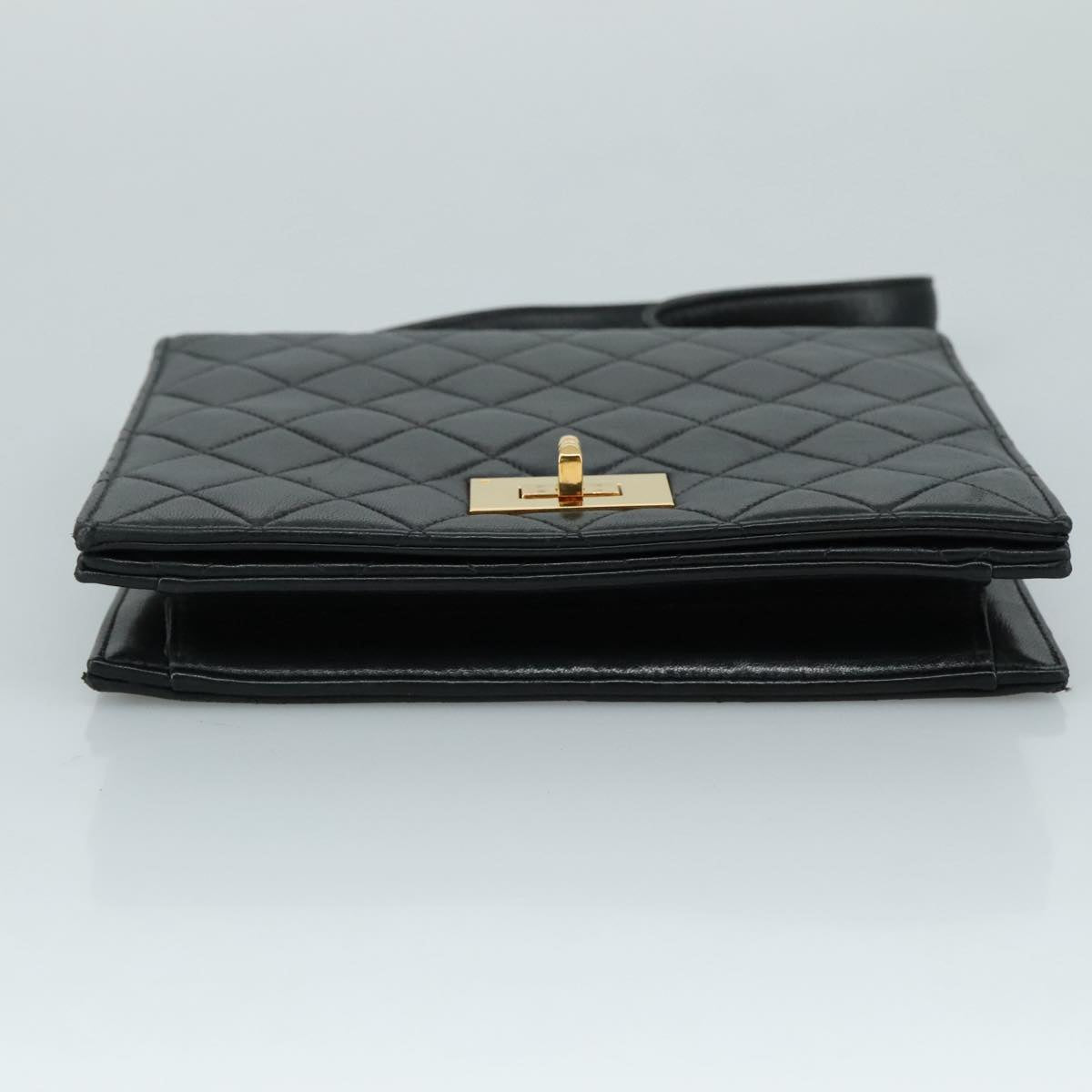 "Chanel 2,55", Black, Leather, shoulder