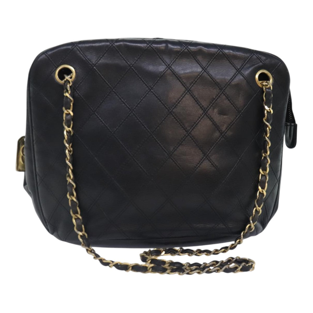 Chanel Cc, Black, Calfskin, tote