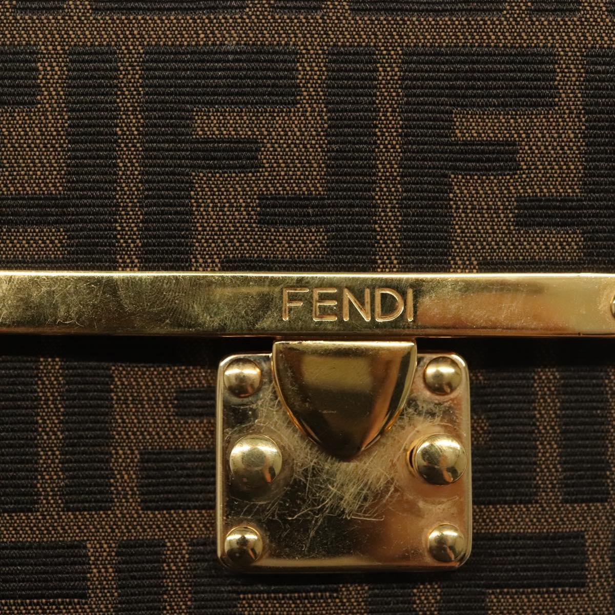 Fendi Zucca, "BEIGE, BROWN", Canvas, shoulder