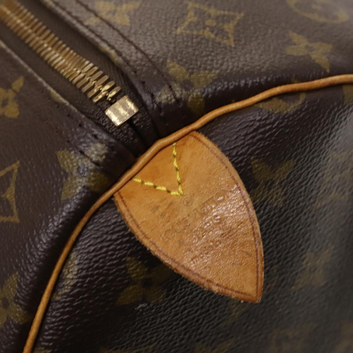 Louis Vuitton Keepall 60, Brown, Canvas, travel
