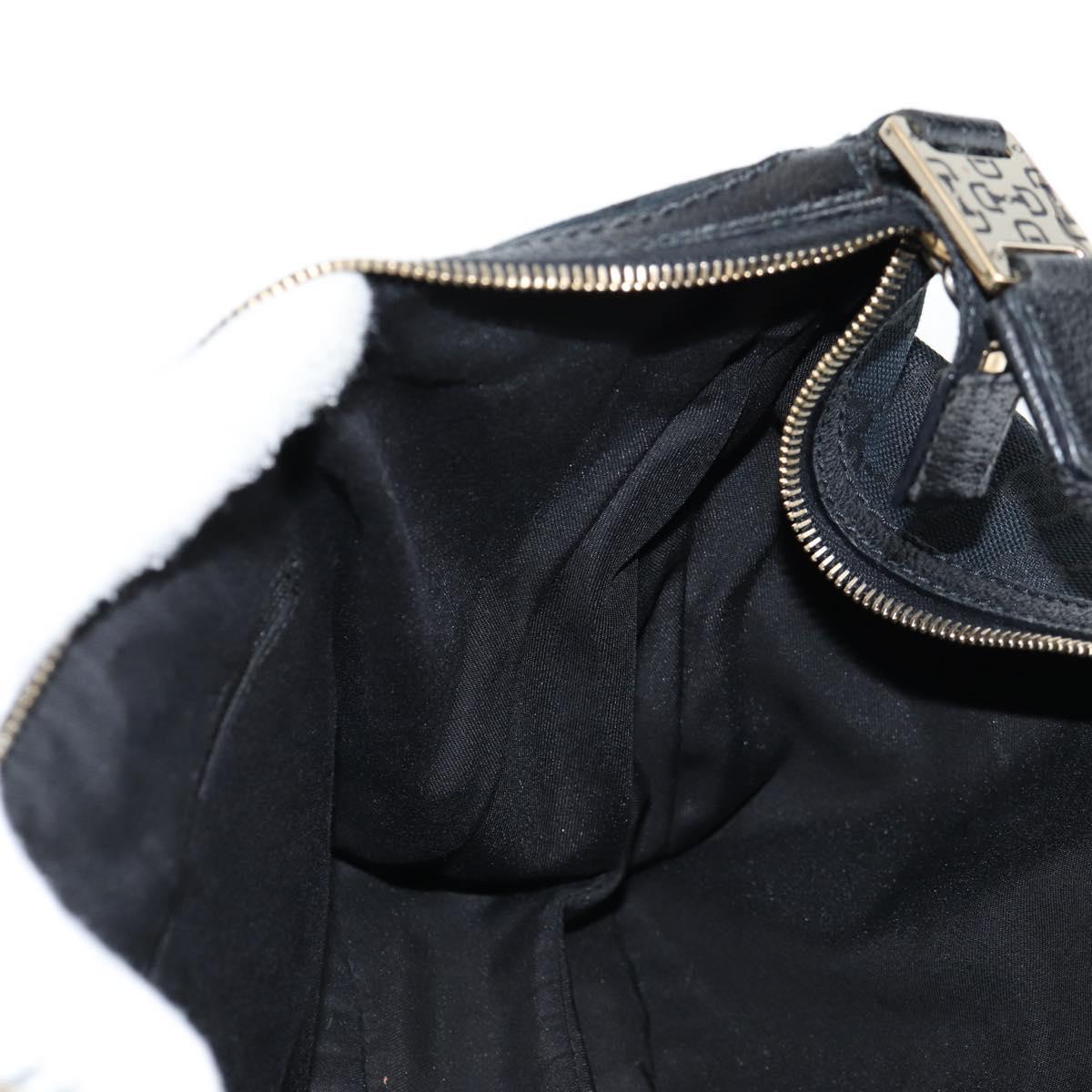 Gucci GG canvas, Black, Canvas, shoulder