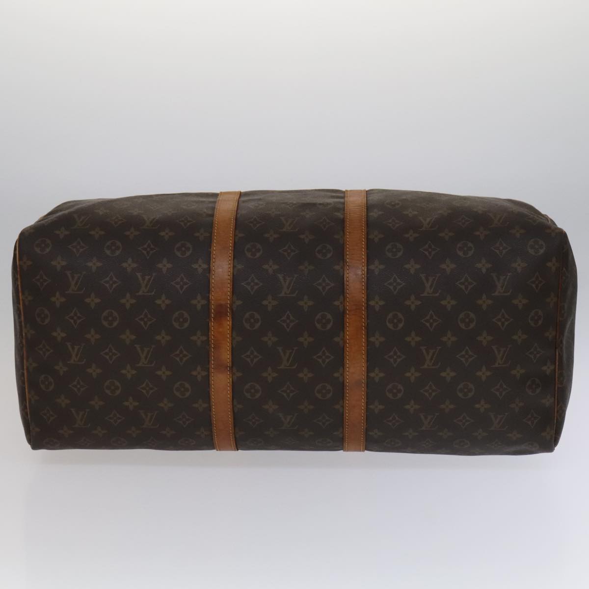 Louis Vuitton Keepall 60, Brown, Canvas, travel