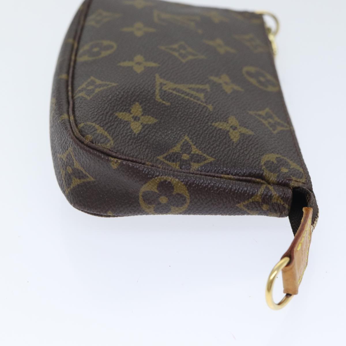 Louis Vuitton Pochette Accessoire, Brown, Canvas, clutch