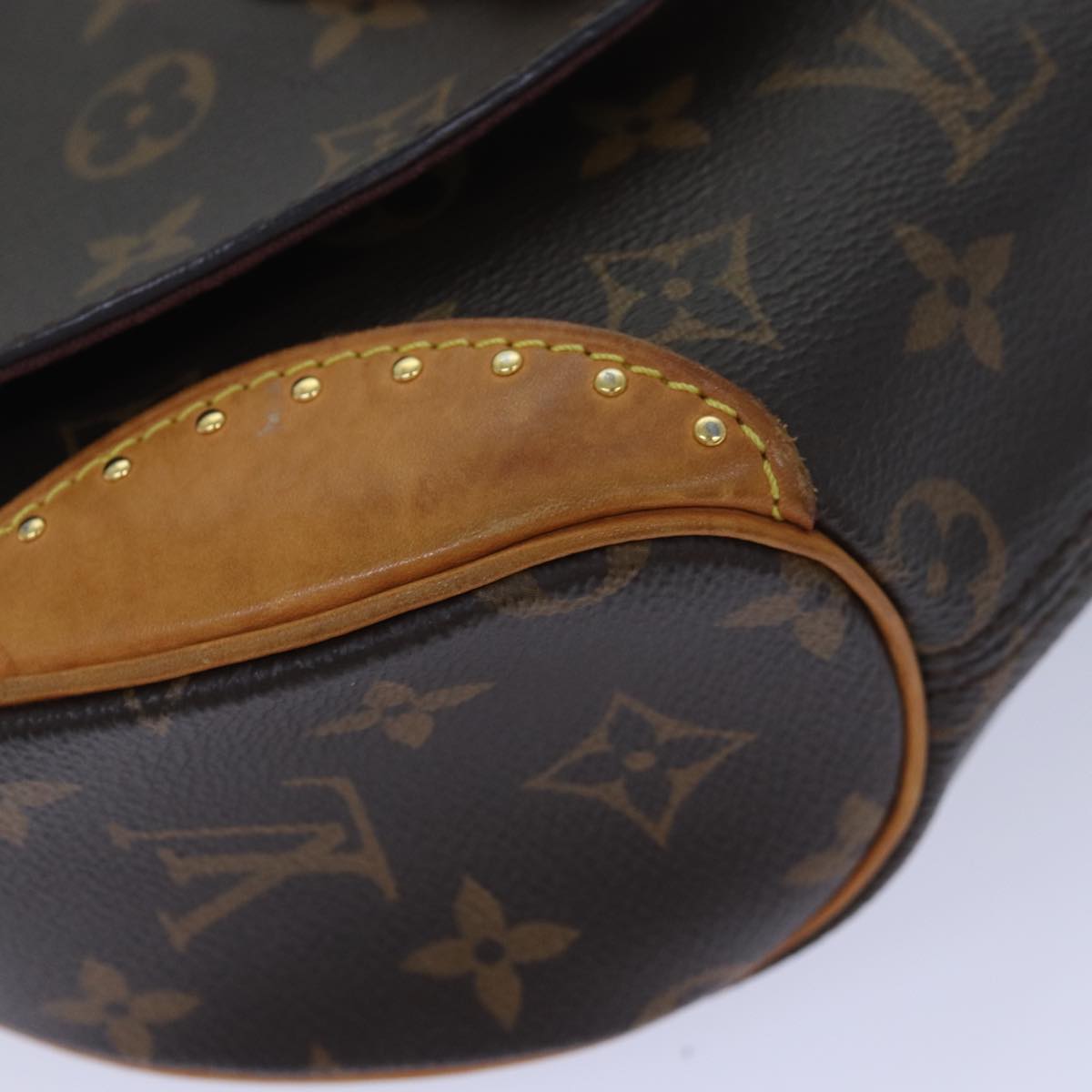 Louis Vuitton Saint Cloud, Brown, Canvas, shoulder