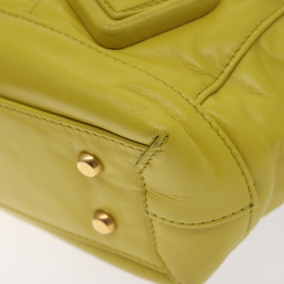 Bottega Veneta Arco, Yellow, Leather, shoulder