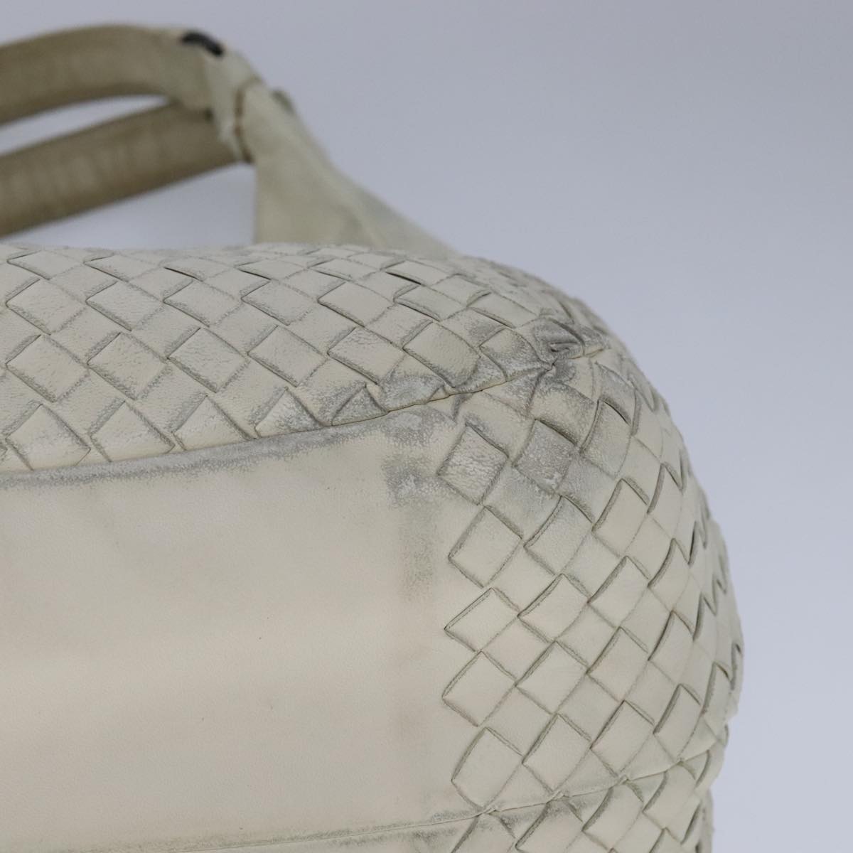 Bottega Veneta Campana, White, Leather, shoulder