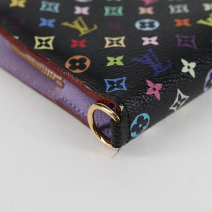 Louis Vuitton Insolite, Black, Canvas, wallet