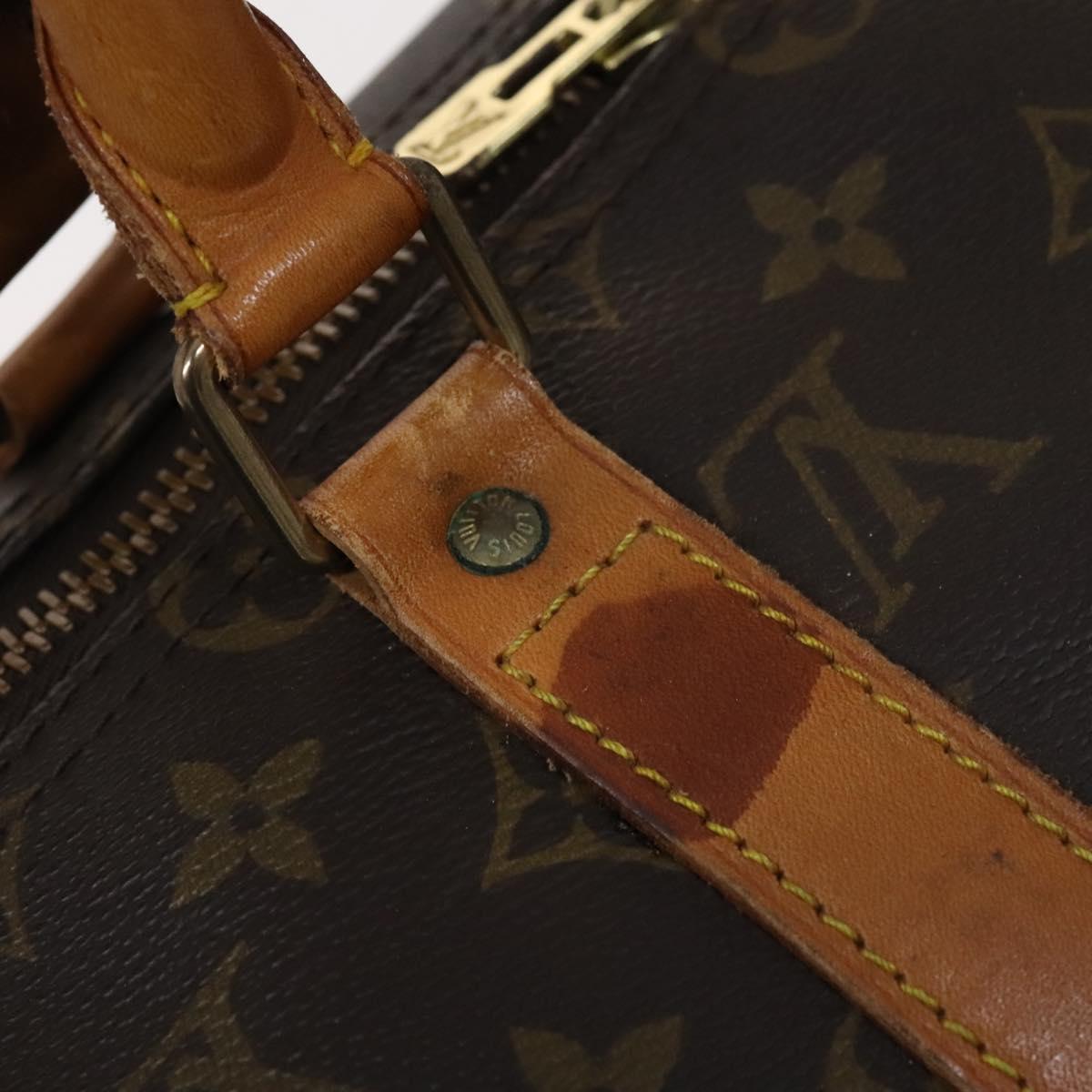 Louis Vuitton Keepall 50, Brown, Canvas, travel