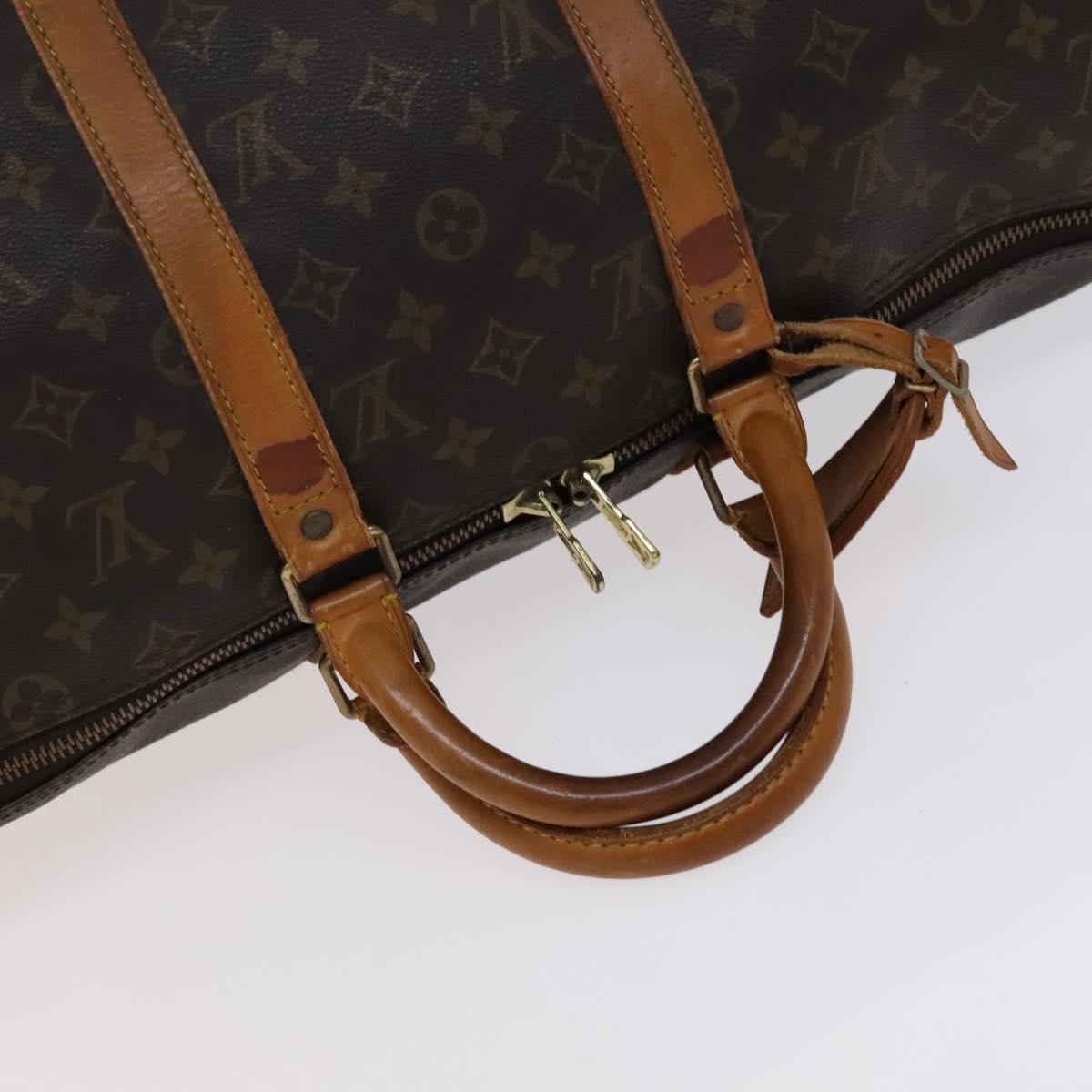 Louis Vuitton Keepall 50, Brown, Canvas, travel