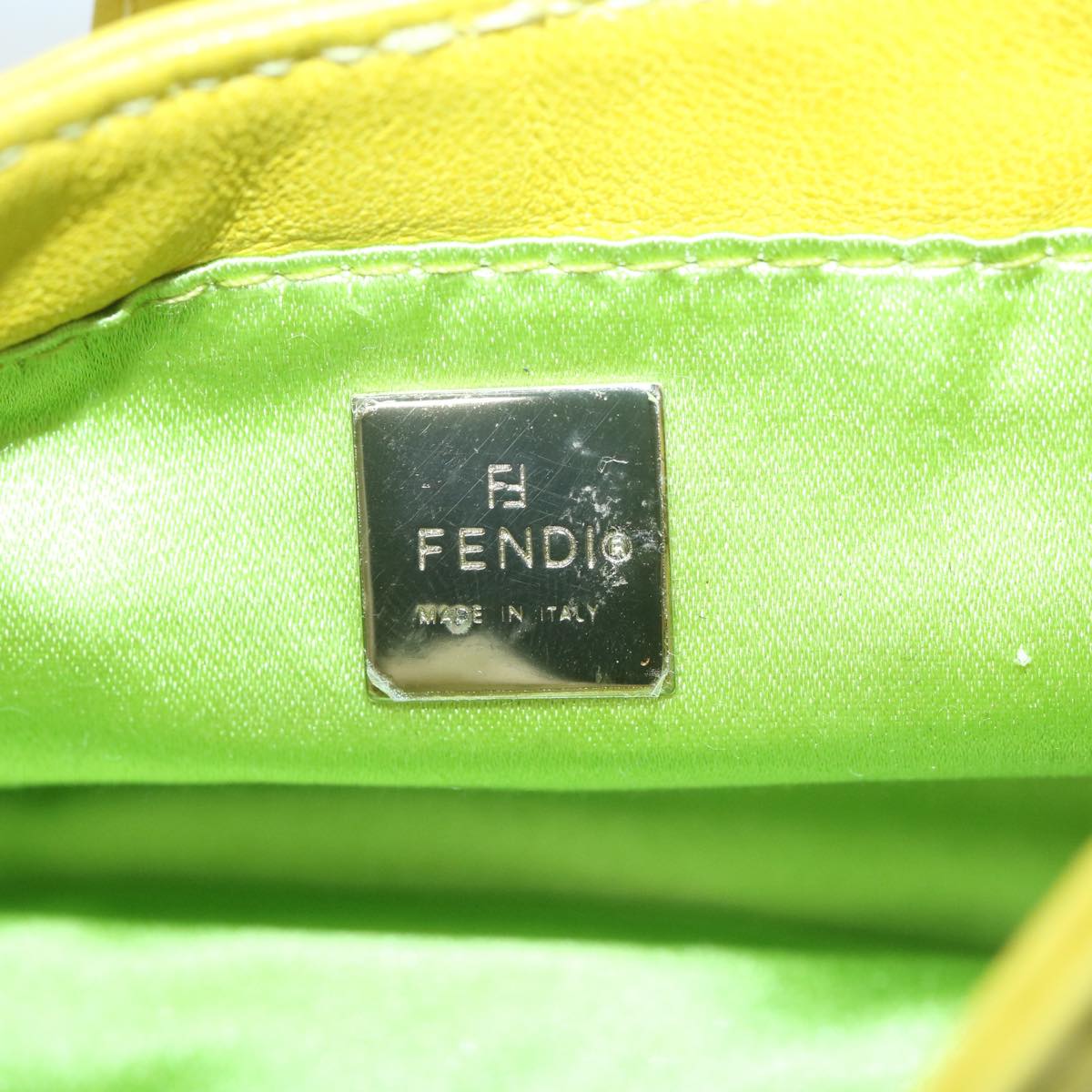 Fendi, Green, Leather, handbag