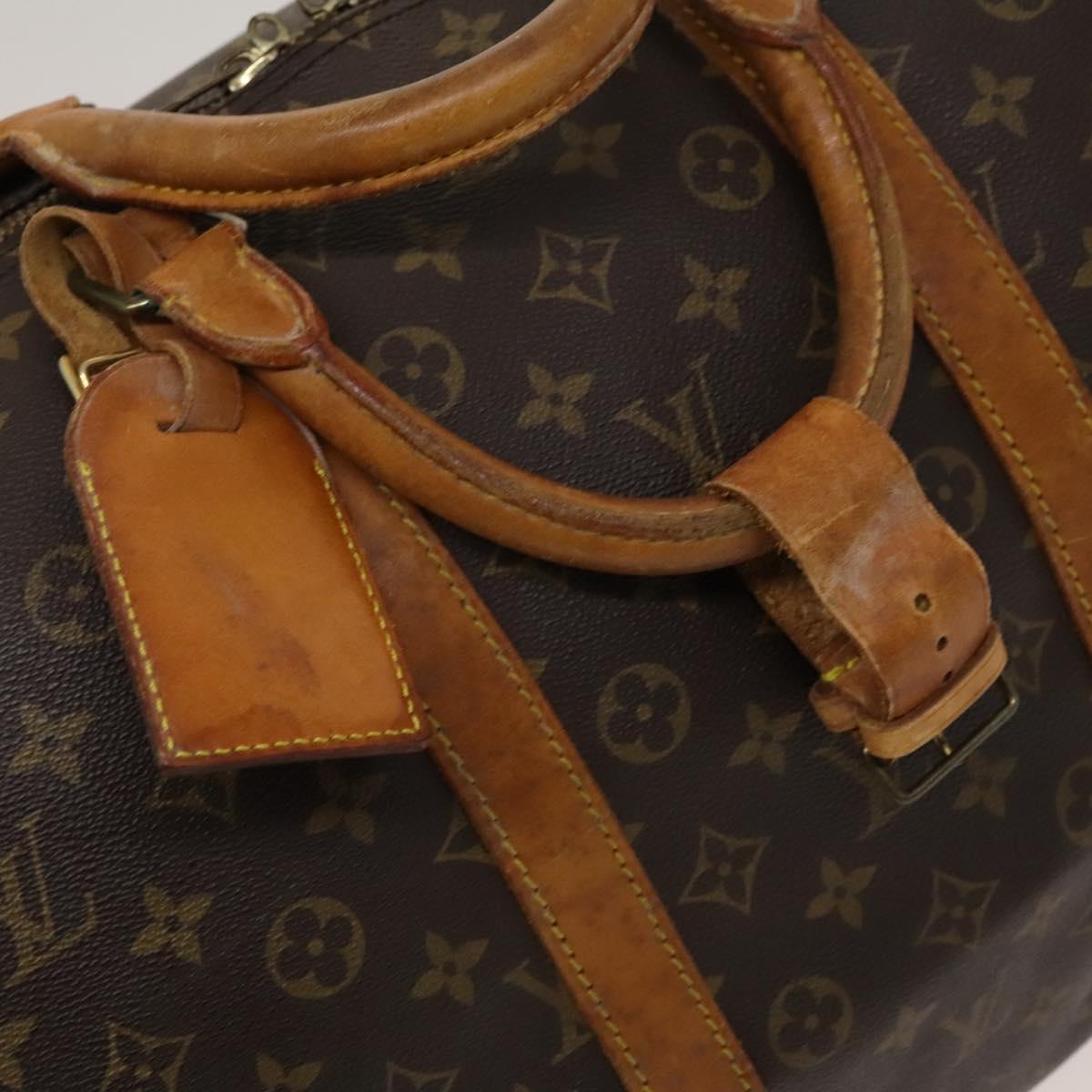 Louis Vuitton Keepall Bandouliere 55, Brown, Canvas, travel
