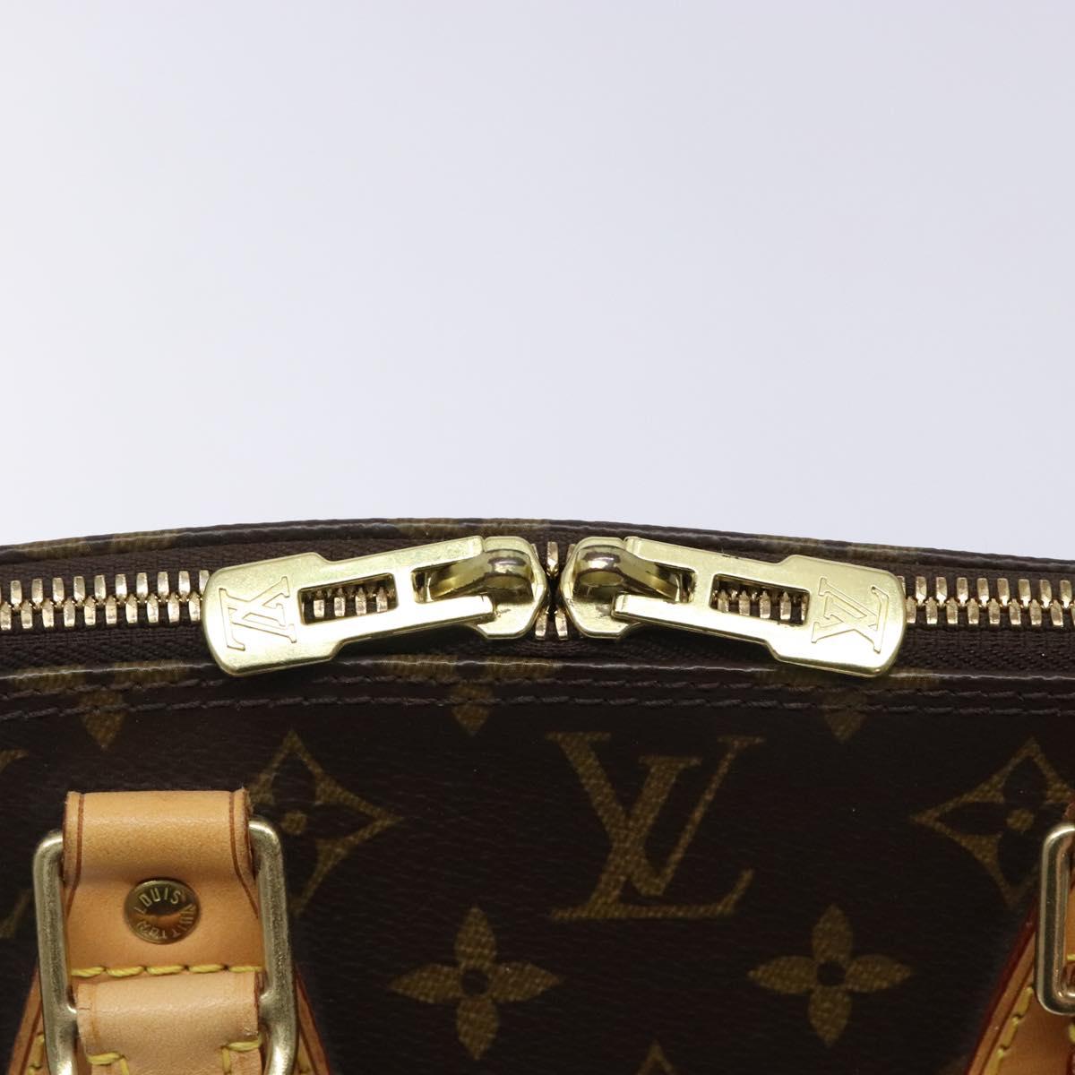 Louis Vuitton Alma, Brown, Canvas, handbag