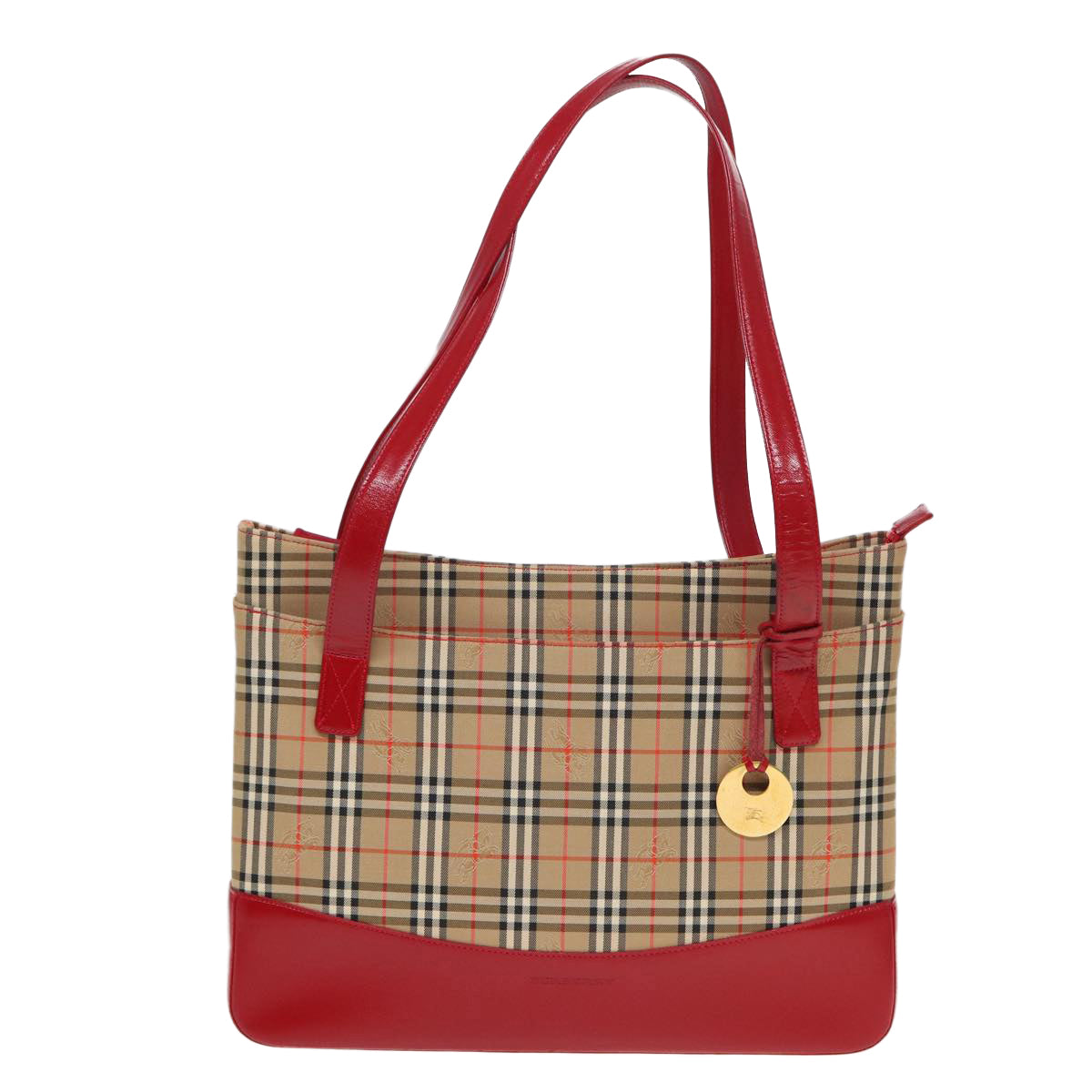 Burberry Nova Check, Beige, Canvas, tote