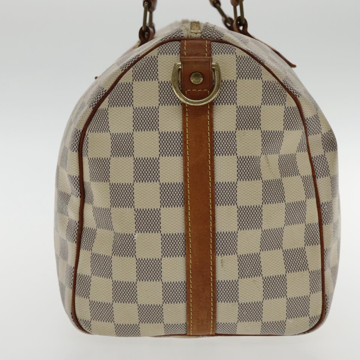 Louis Vuitton Speedy 30, White, Canvas, handbag