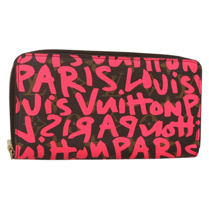 Louis Vuitton Zippy wallet, Pink, Canvas, wallet