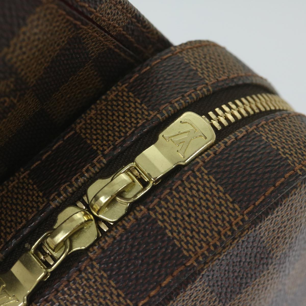 Louis Vuitton Geronimo, Brown, Canvas, shoulder