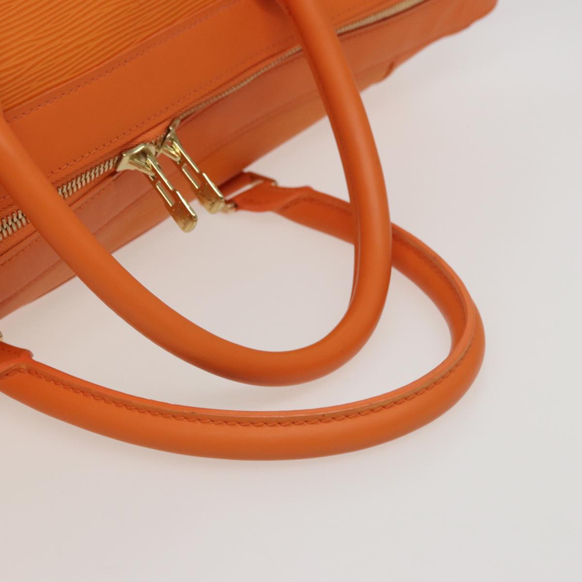 Louis Vuitton Danura, Orange, Leather, handbag