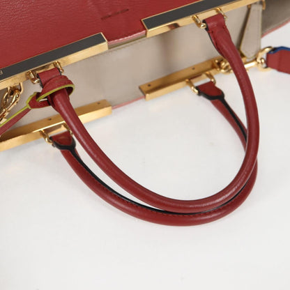Fendi 3Jours, "BROWN,GOLD", Leather, tote