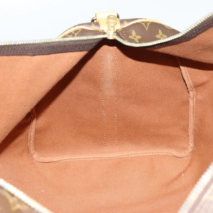 Louis Vuitton Keepall Bandouliere 55, Brown, Canvas, travel