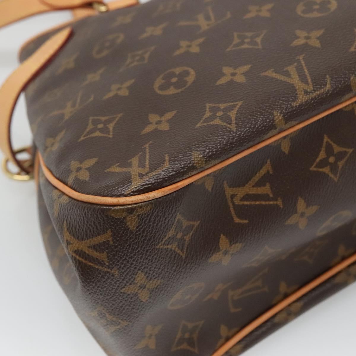 Louis Vuitton Batignolles Horizontal, Brown, Canvas, shoulder