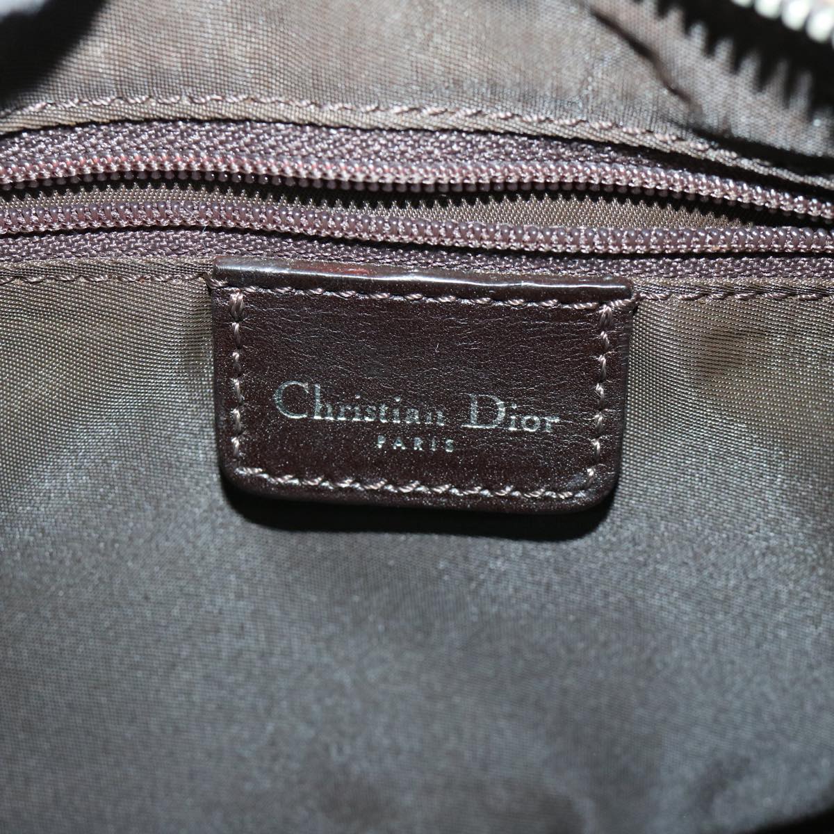 Dior Romantique, Brown, Canvas, handbag