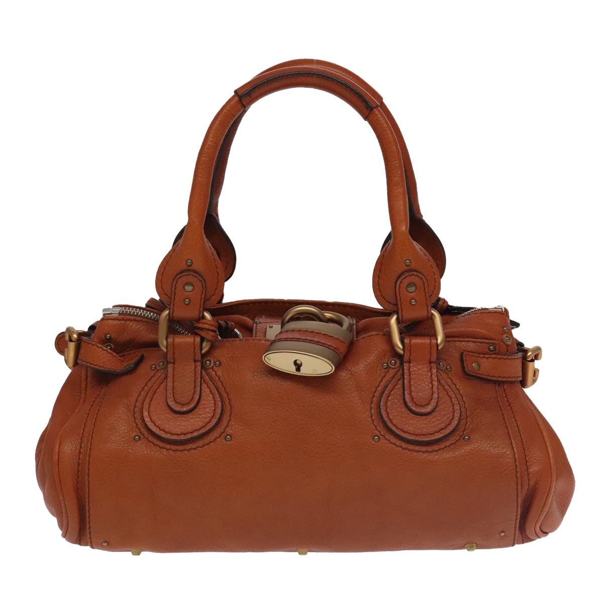 Chloé Paddington, Brown, Leather, handbag