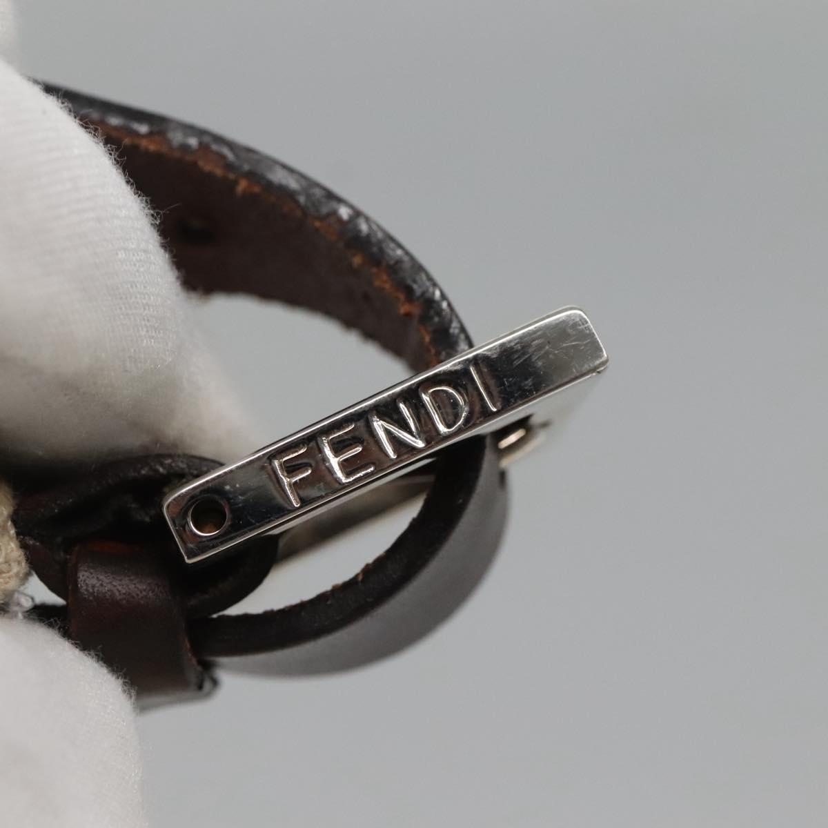 Fendi Mamma Baguette, Beige, Canvas, shoulder