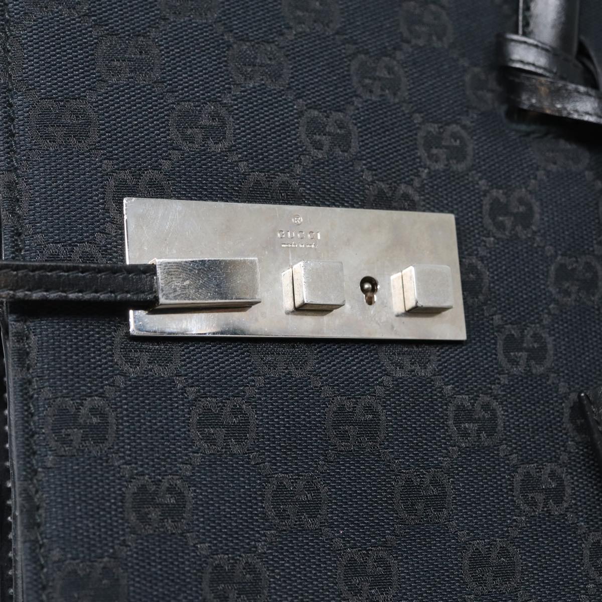 Gucci GG canvas, Black, Canvas, handbag