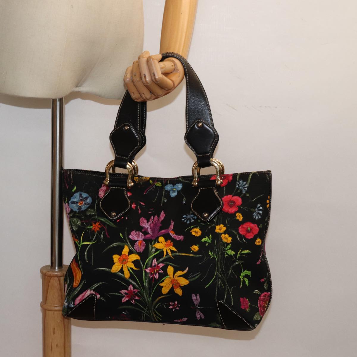 Gucci Flora, Multicolour, Canvas, tote