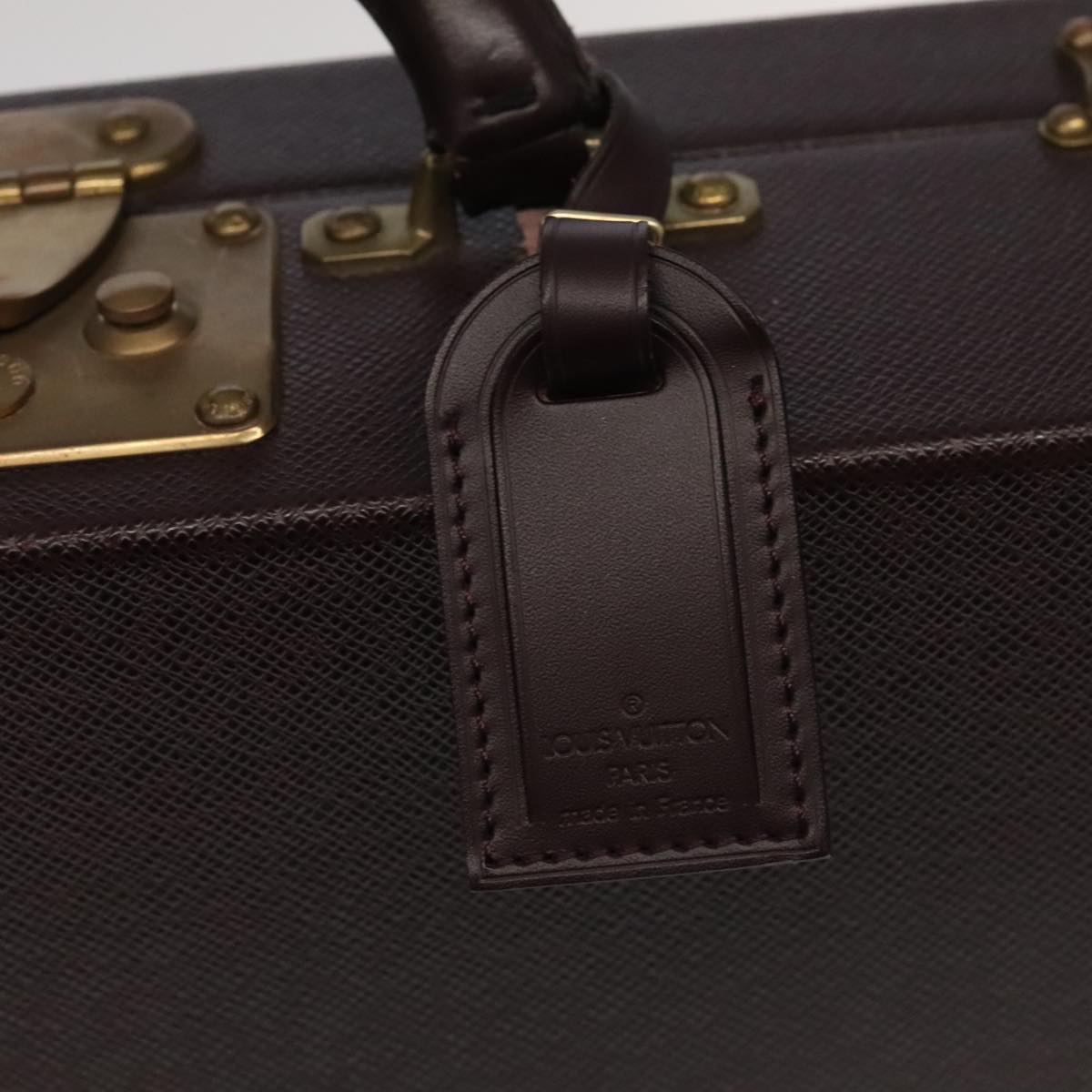 Louis Vuitton Diplomate, Burgundy, Leather, travel