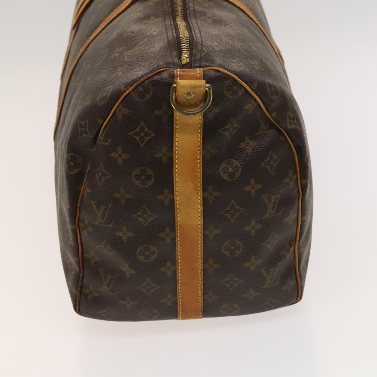 Louis Vuitton Keepall Bandouliere 50, Brown, Canvas, travel