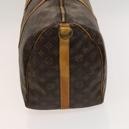 Louis Vuitton Keepall Bandouliere 50, Brown, Canvas, travel
