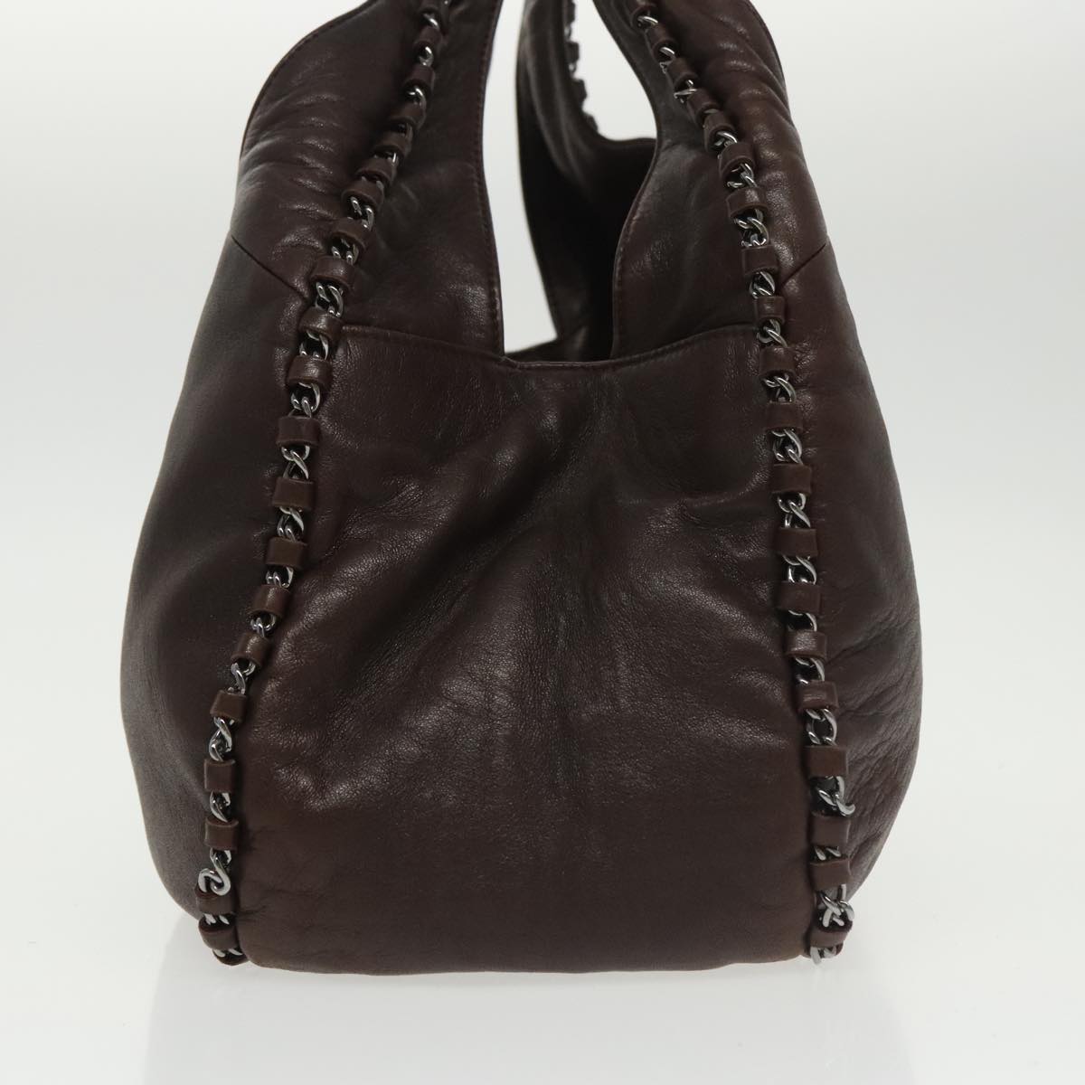 Chanel Hobo, Brown, Leather, handbag