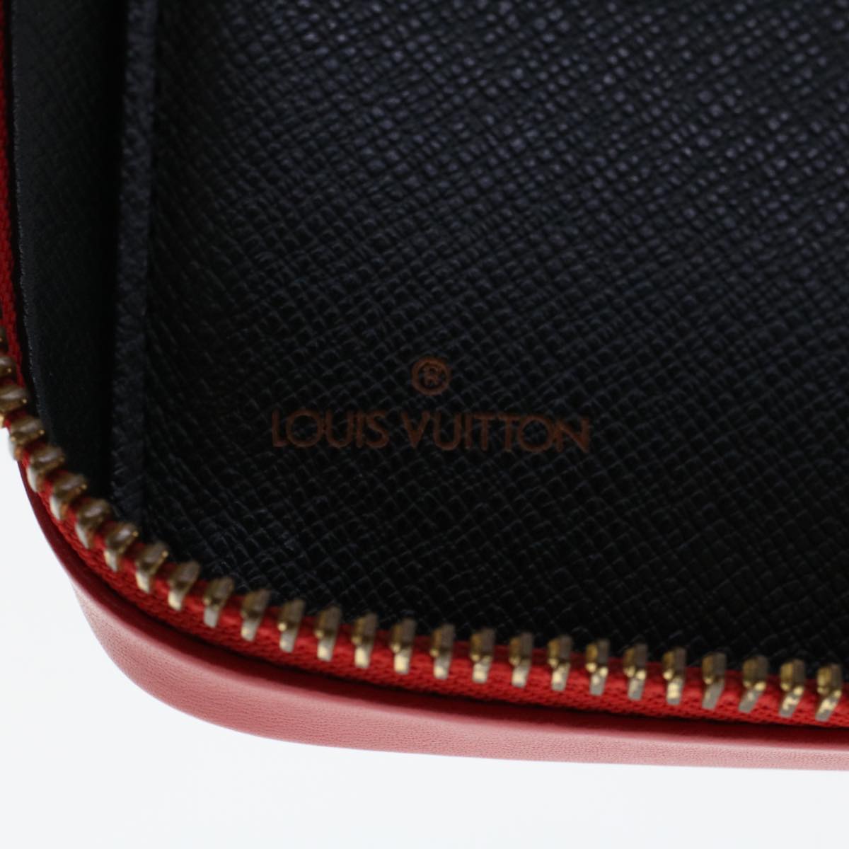 Louis Vuitton Pochette, Red, Leather, clutch