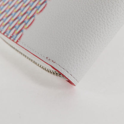 Louis Vuitton Zippy Wallet Vertical, White, Leather, wallet