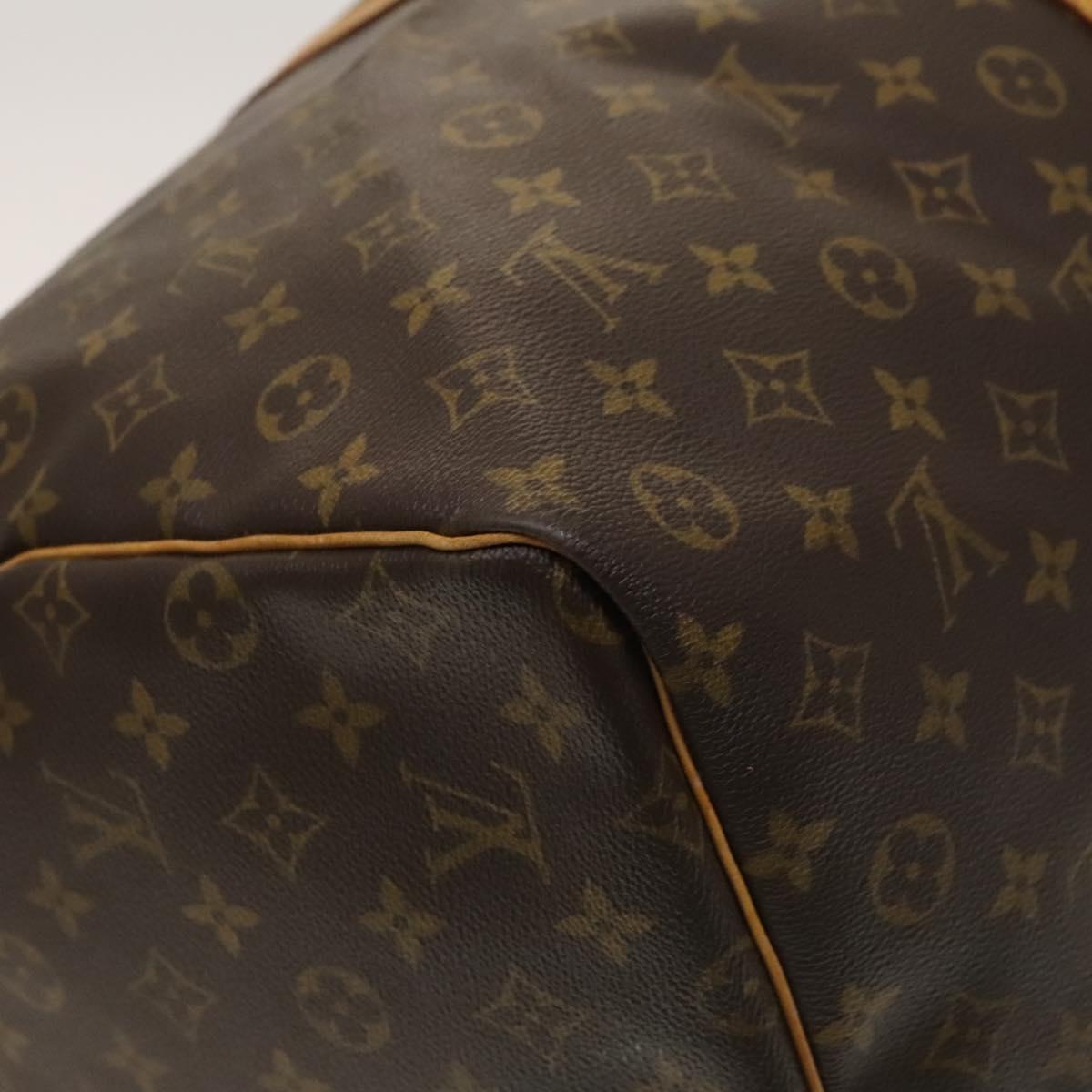 Louis Vuitton Keepall 60, Brown, Canvas, travel