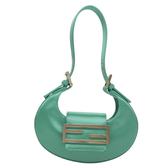 Fendi, Green, Leather, handbag