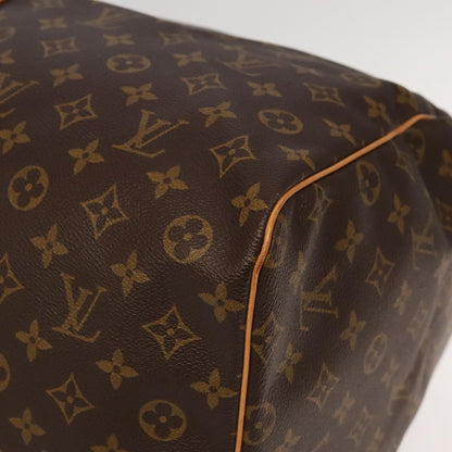 Louis Vuitton Keepall 60, Brown, Canvas, travel