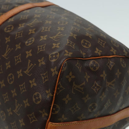 Louis Vuitton Keepall 60, Brown, Canvas, travel