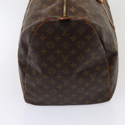 Louis Vuitton Keepall 60, Brown, Canvas, travel