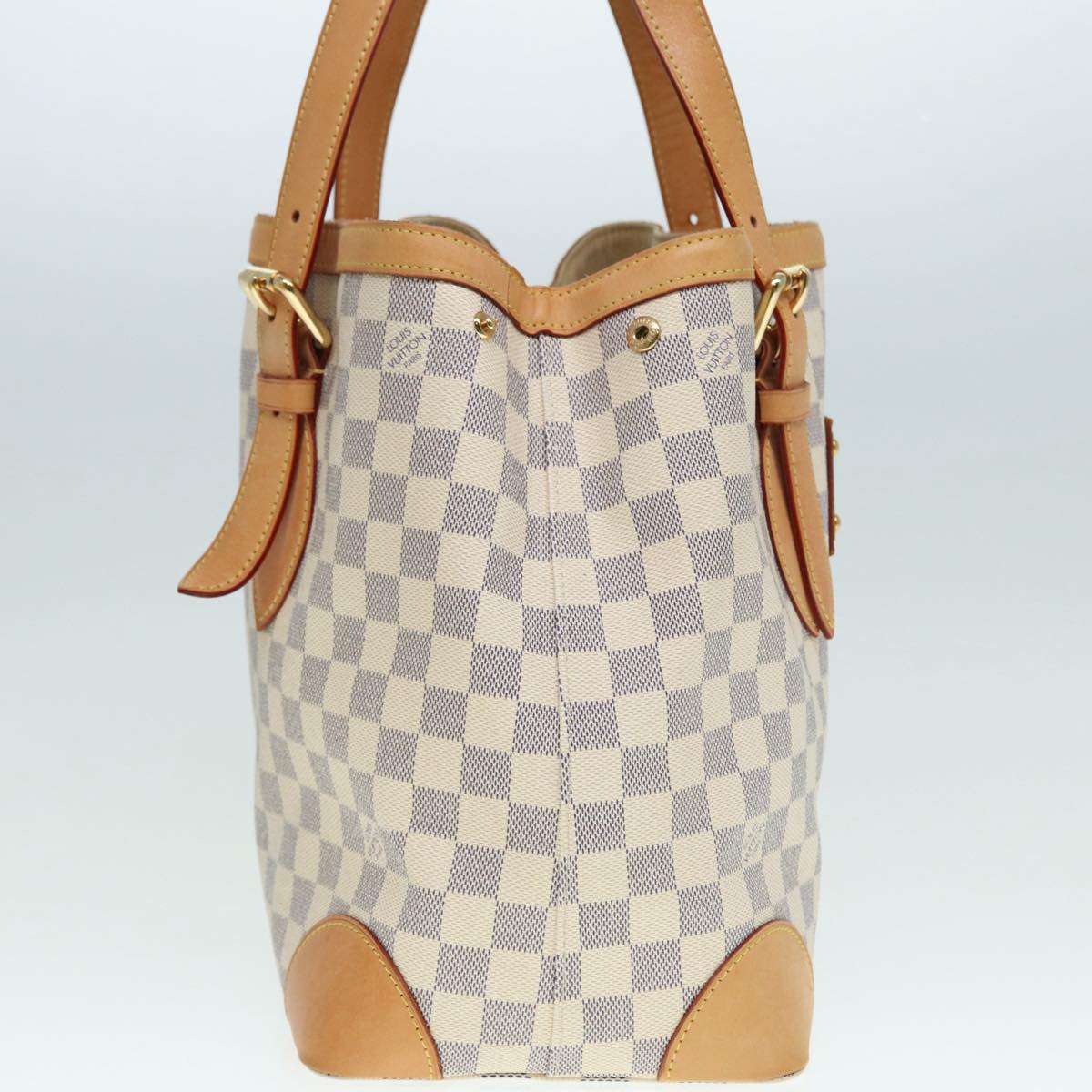 Louis Vuitton Hampstead, Beige, Canvas, tote