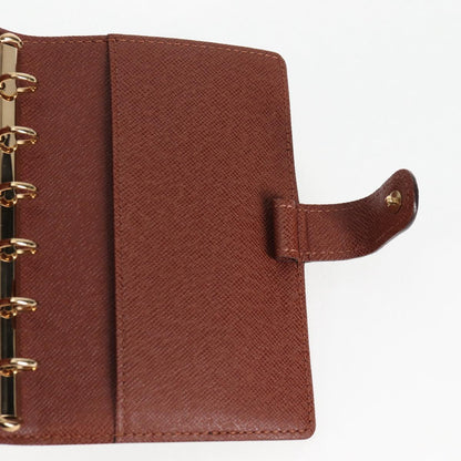Louis Vuitton Agenda PM, Brown, Canvas, wallet