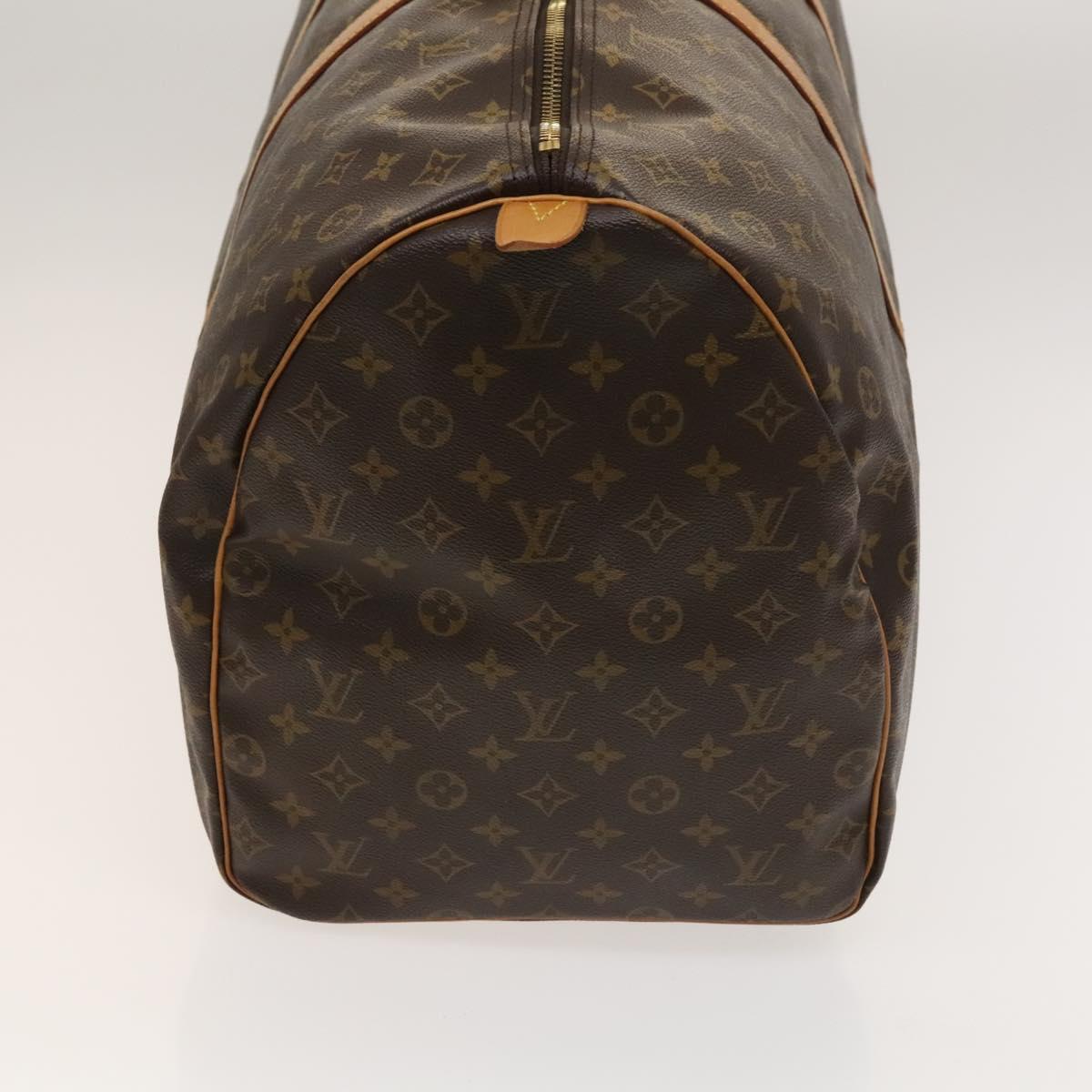 Louis Vuitton Keepall 60, Black, Canvas, travel