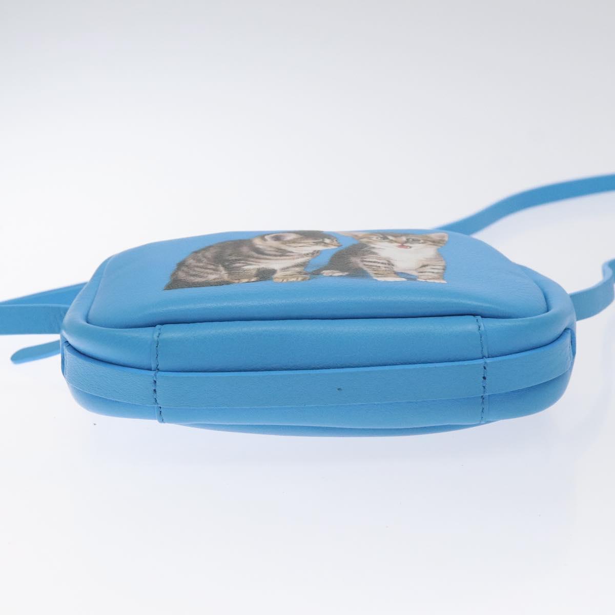 Balenciaga Everyday, Blue, Leather, shoulder