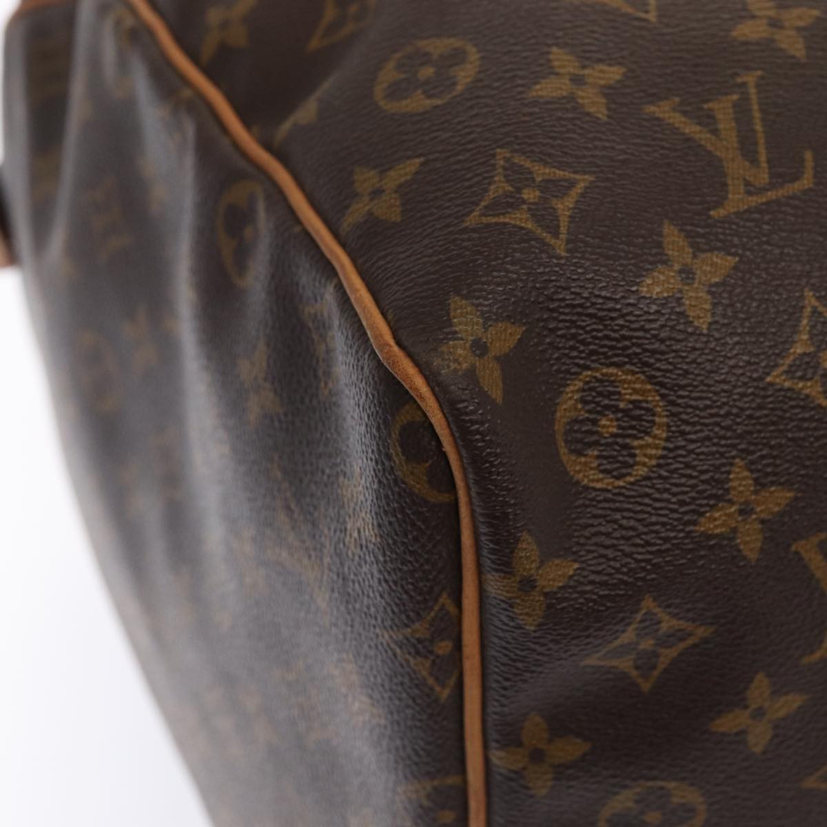 Louis Vuitton Keepall 60, Brown, Canvas, travel