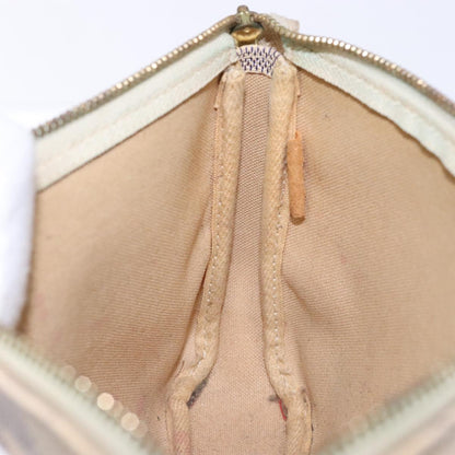 Louis Vuitton Pochette Accessoire, White, Canvas, clutch